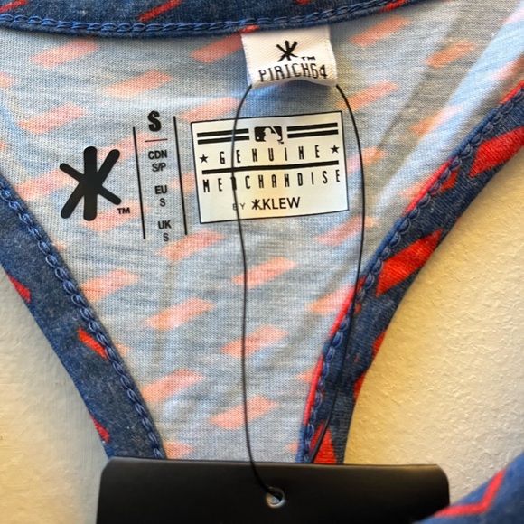 NWT Chicago Cubs MLB Women’s Klew Tank Top Shirt Baseball Wrigley Racerback - Picture 7 of 8